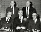 Five Humble Oil employees are honored for 30 years of service in December, 1966