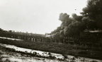 Humble Docks ablaze - early 1920s