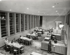 Library reading room, Lee College Open House, October 1951