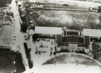 Aerial view of Robert E. Lee High School, late 1930s