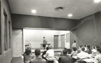 Speech/drama classroom, Lee College Open House, October 1951