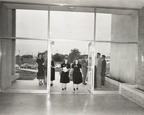 Main entrance to Lee College Open House, October 1951