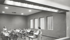 Speech/drama classroom, Lee College open house, October 1951