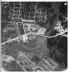 Aerial view of Goose Creek from Texas to Missouri Pacific tracks.