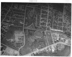 Aerial view of Carver High School, Robert E. Lee High School and Lee College, Baytown.
