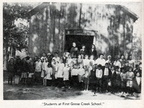 Students at First Goose Creek School