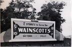 Billboard for Wainscott’s Variety Store