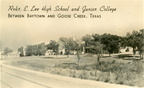 Post card with Robert E. Lee High School and Junior College