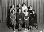Hostesses for Humble Oil's first Open House in 1936