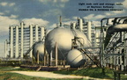 Postcard of Humble Oil's Baytown Refinery