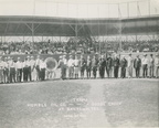 Humble Oil & Refining Company Band at Oiler Stadium, 1930. 